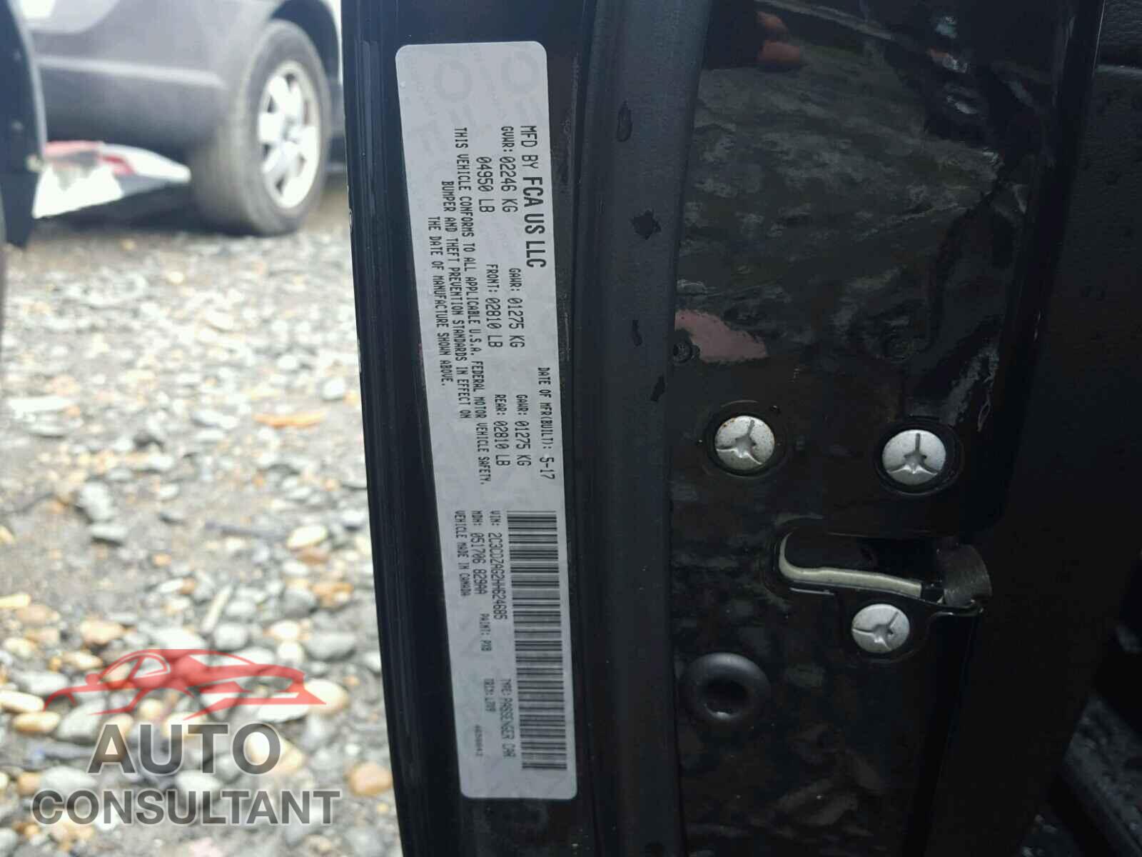 DODGE CHALLENGER 2017 - 2C3CDZAG2HH624685