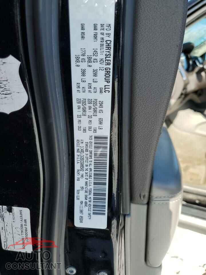DODGE DURANGO 2013 - 1C4RDJDG9DC608502
