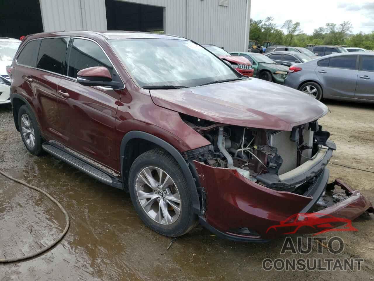 TOYOTA HIGHLANDER 2016 - 5TDZKRFH7GS186081