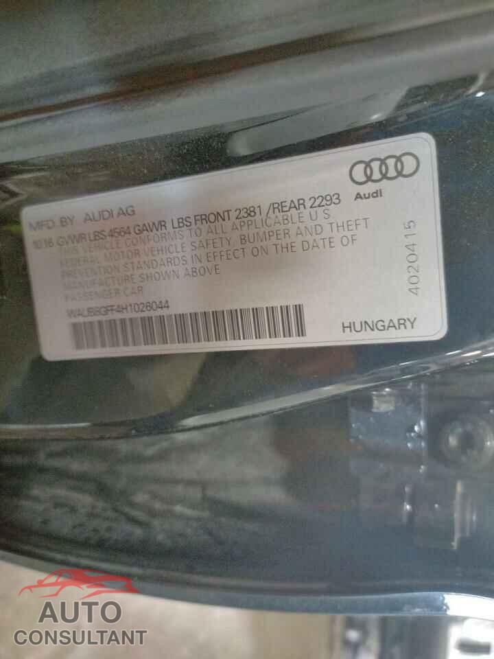 AUDI A3 2017 - WAUB8GFF4H1026044