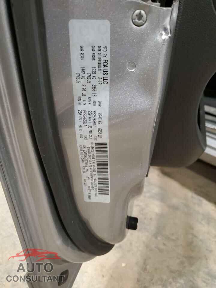 DODGE CARAVAN 2017 - 2C4RDGEG7HR700478