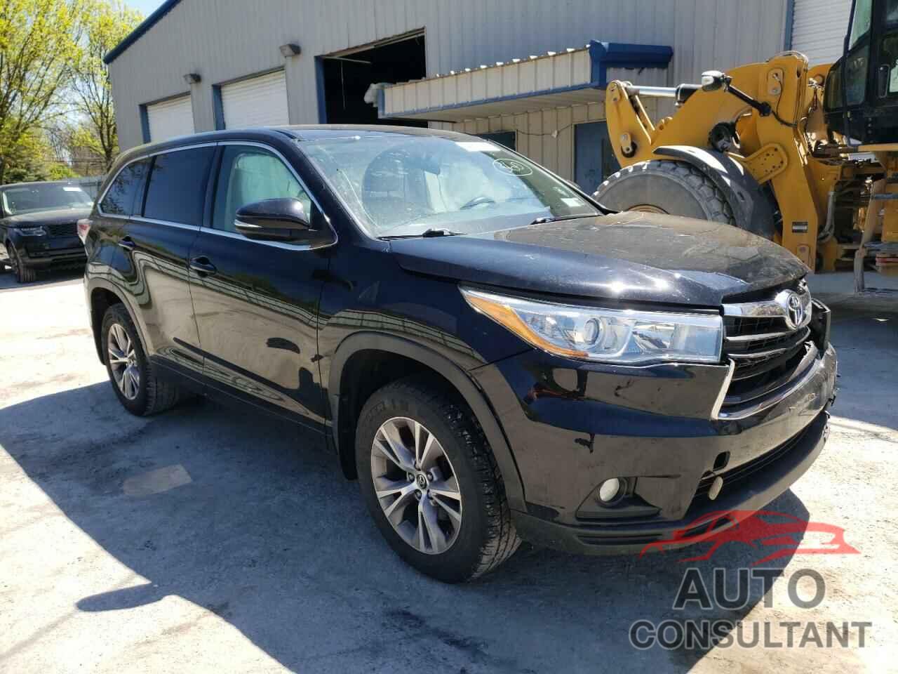 TOYOTA HIGHLANDER 2016 - 5TDBKRFH3GS226092