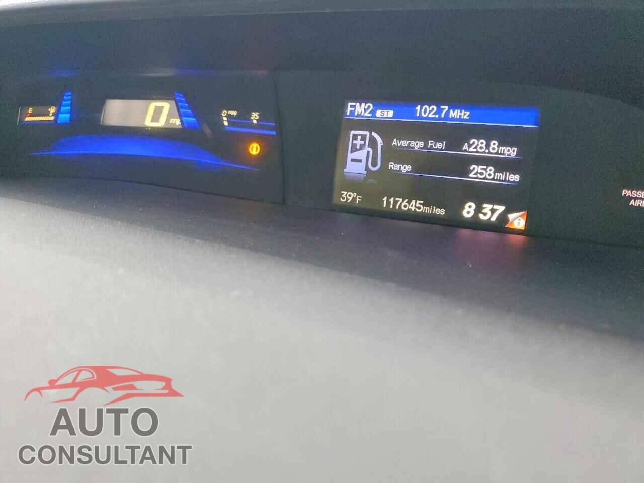 HONDA CIVIC 2013 - 19XFB2F87DE008686