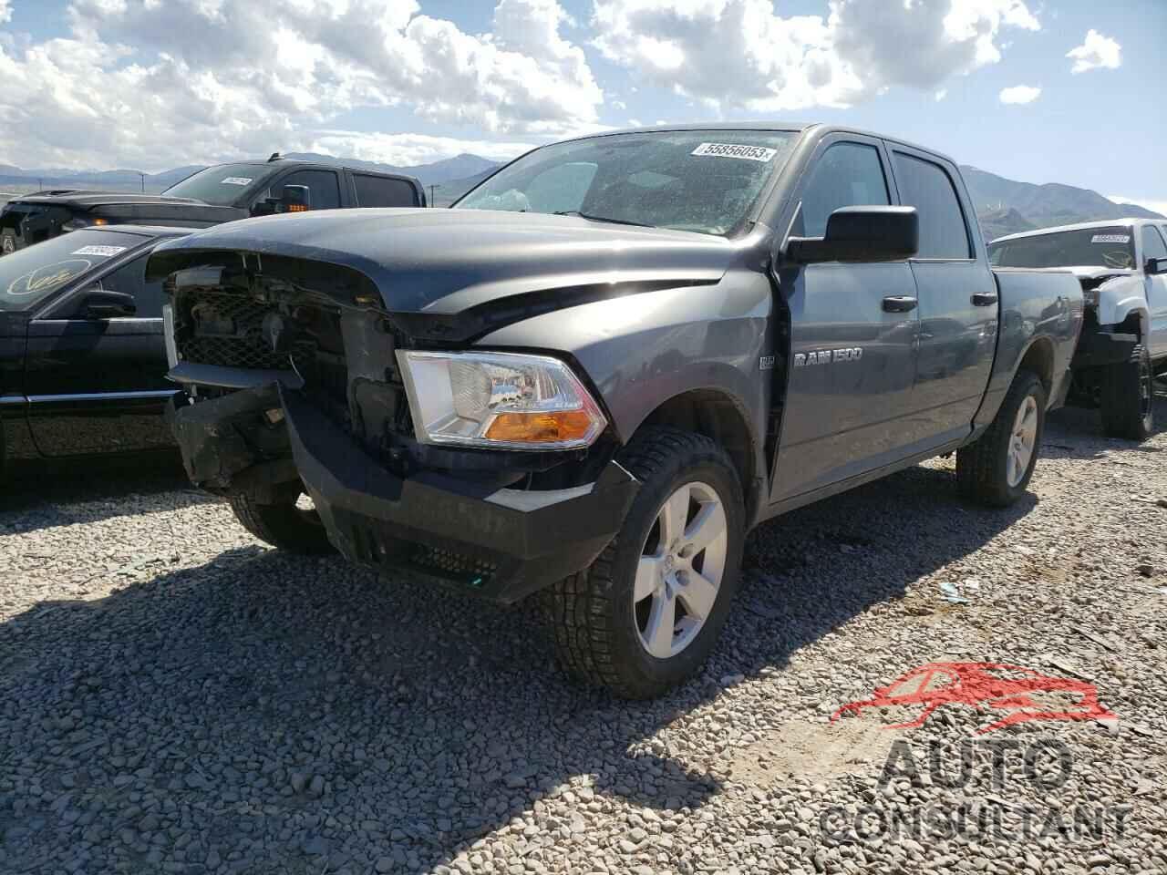DODGE RAM 1500 2012 - 1C6RD7KT4CS214307
