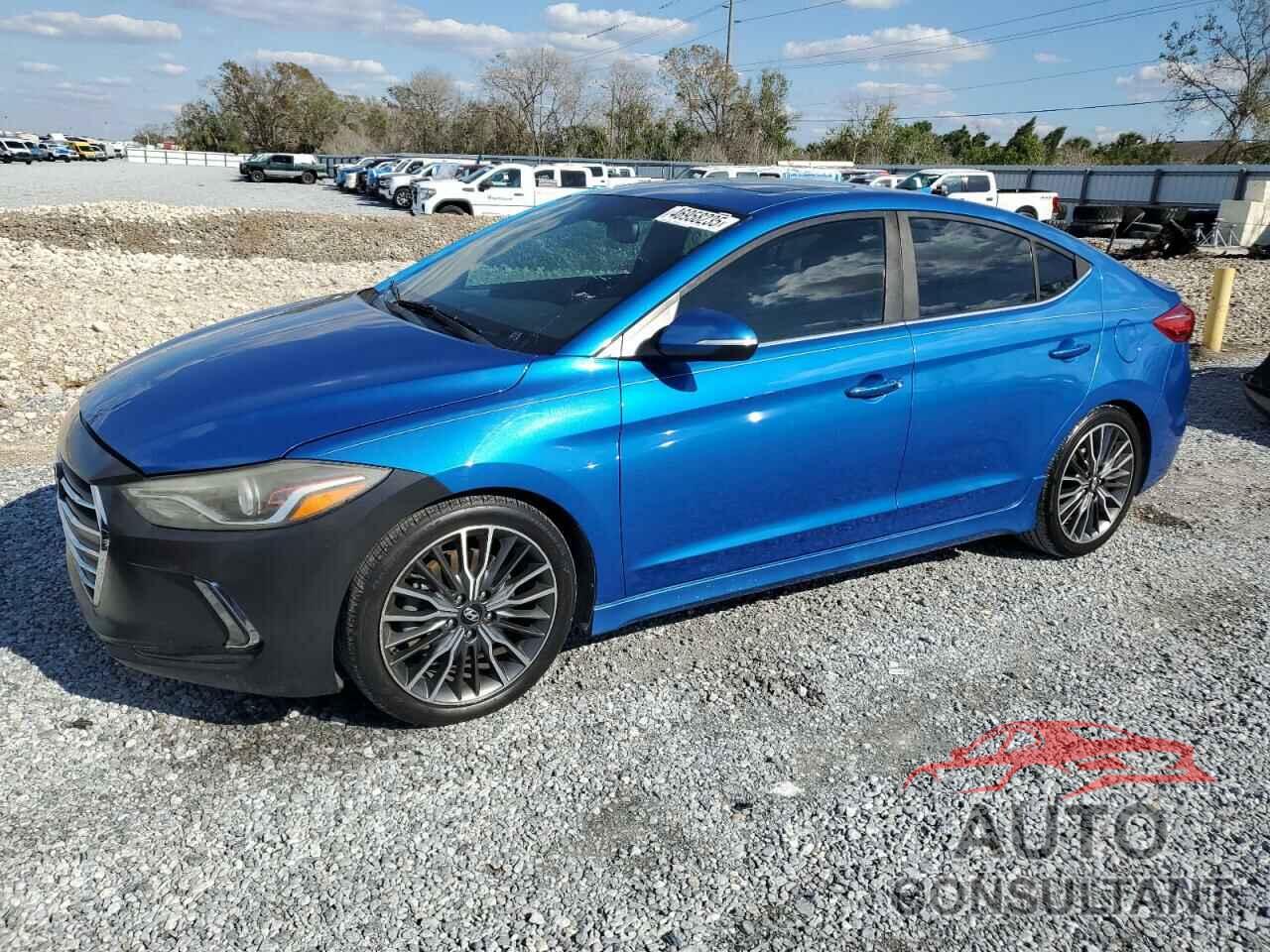 HYUNDAI ELANTRA 2018 - KMHD04LB0JU590356