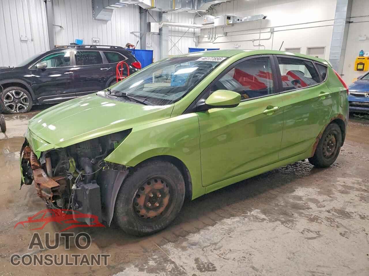 HYUNDAI ACCENT 2013 - KMHCT5AE8DU110350
