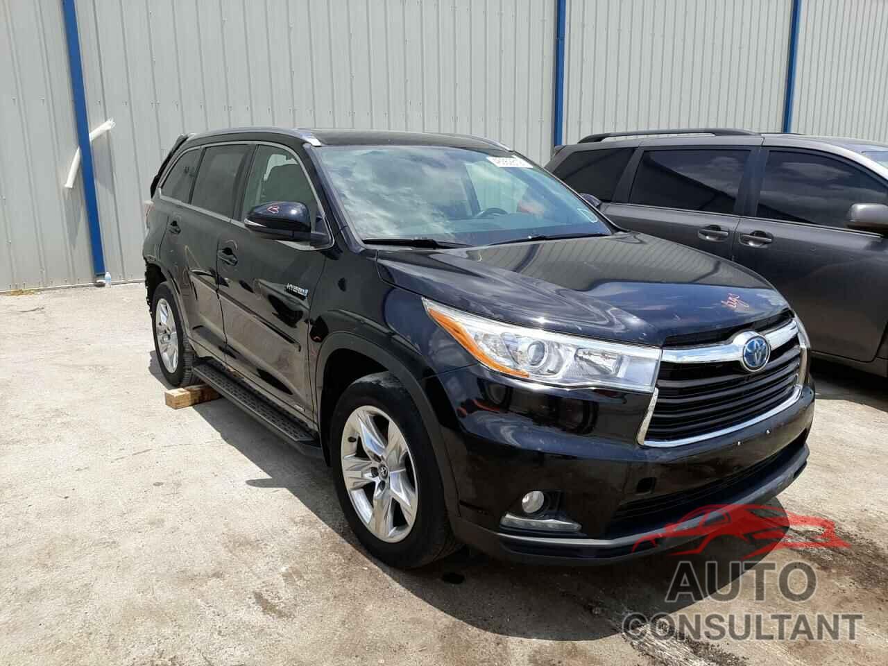 TOYOTA HIGHLANDER 2016 - 5TDDCRFHXGS017907