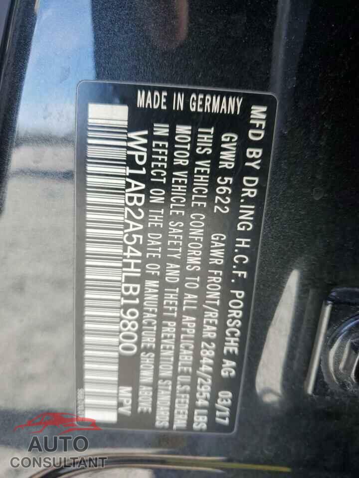 PORSCHE MACAN 2017 - WP1AB2A54HLB19800