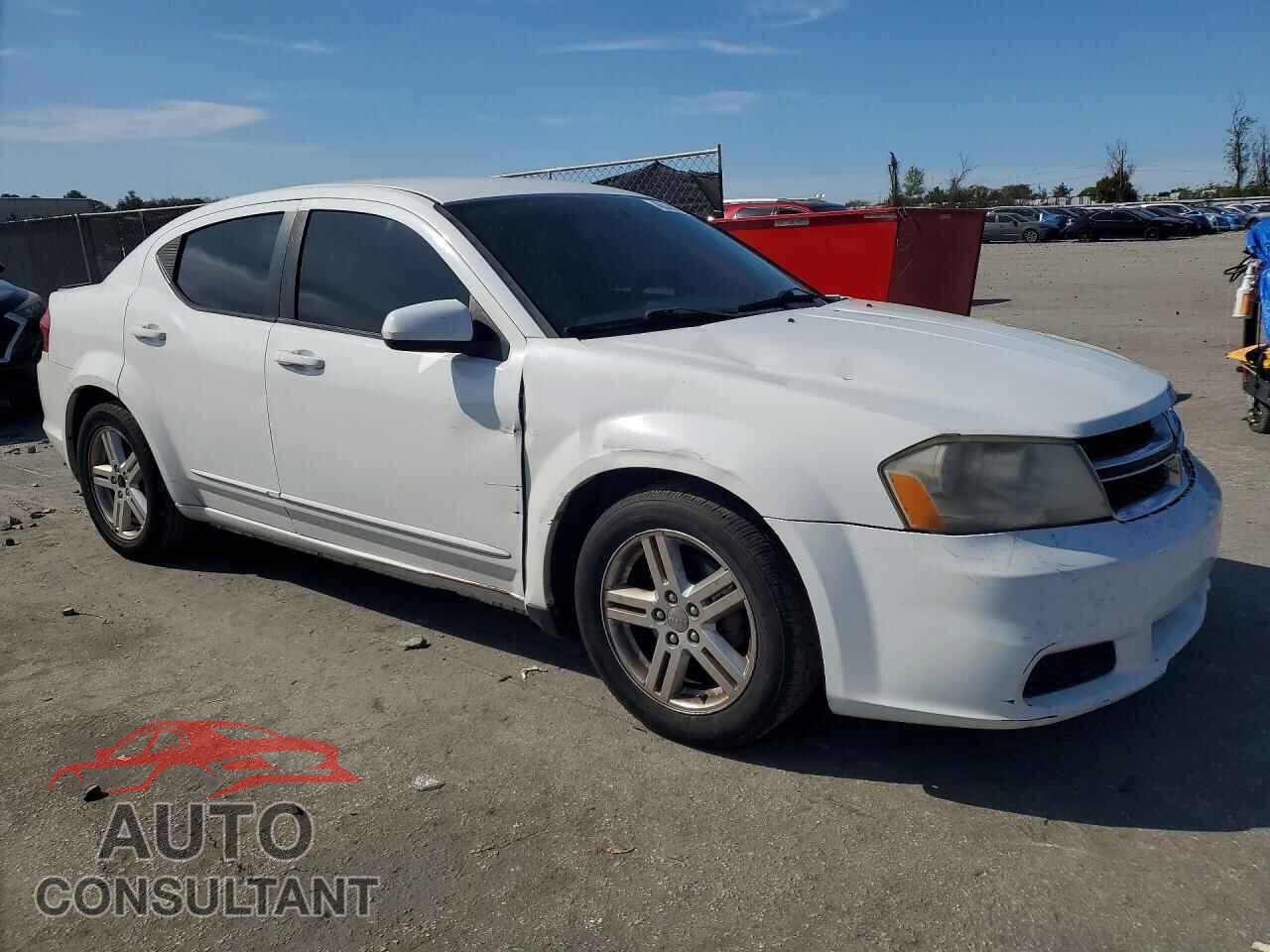 DODGE AVENGER 2012 - 1C3CDZCB3CN182257