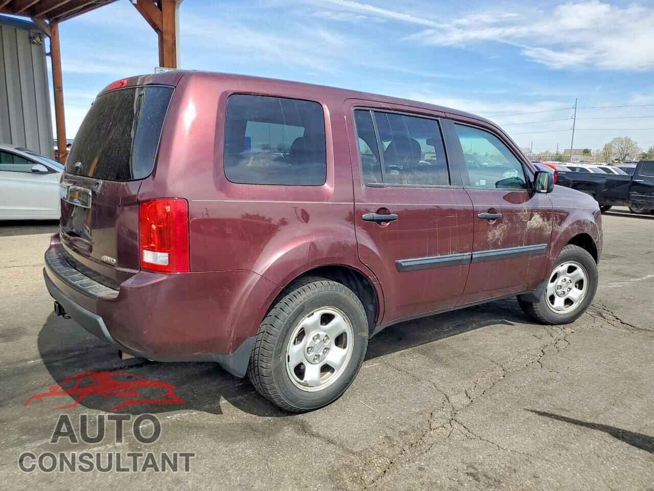 HONDA PILOT 2011 - 5FNYF4H23BB012386