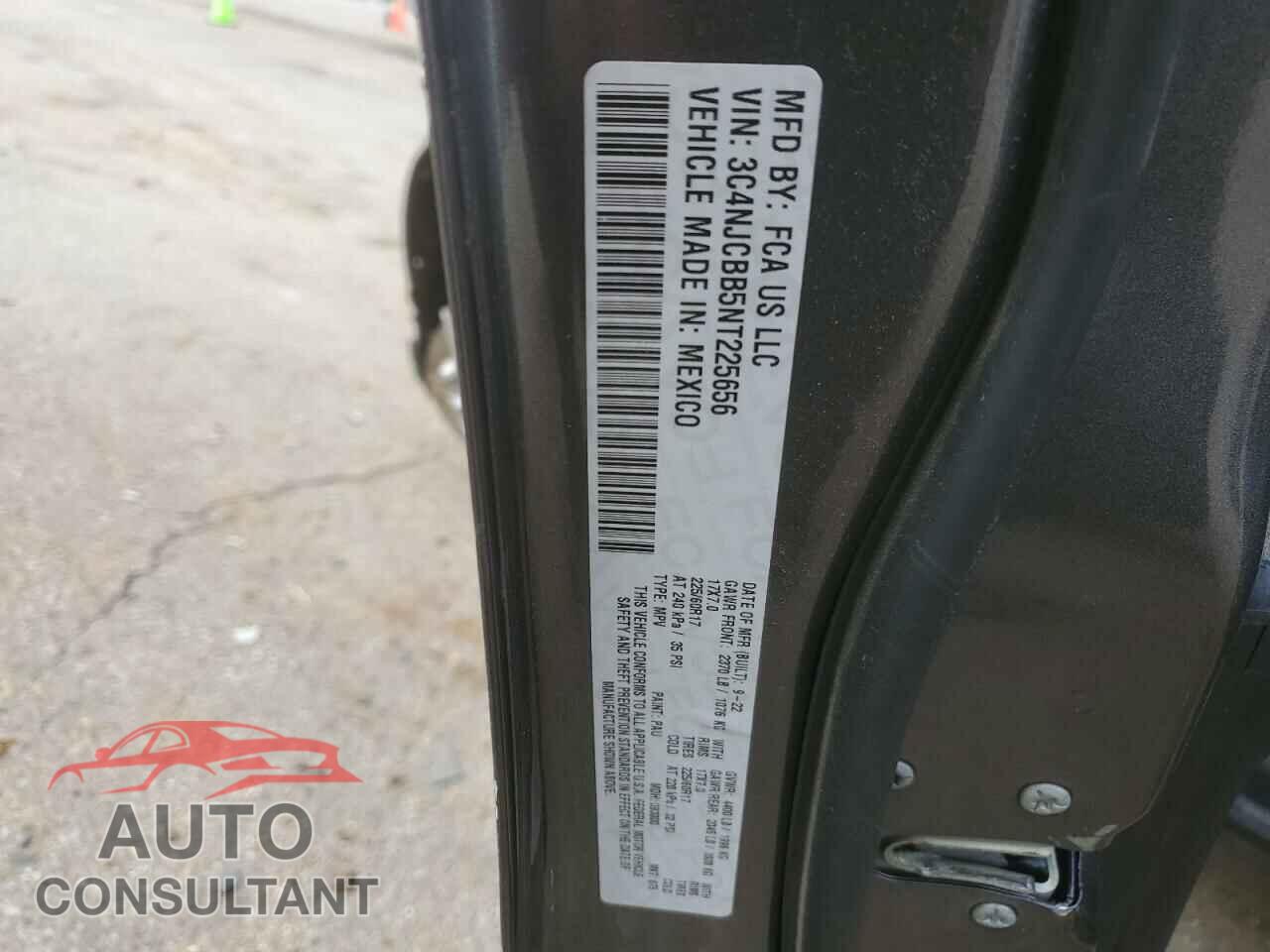 JEEP COMPASS 2022 - 3C4NJCBB5NT225656