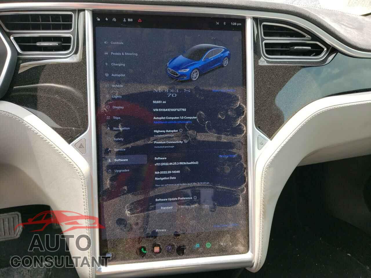 TESLA MODEL S 2016 - 5YJSA1E10GF127792