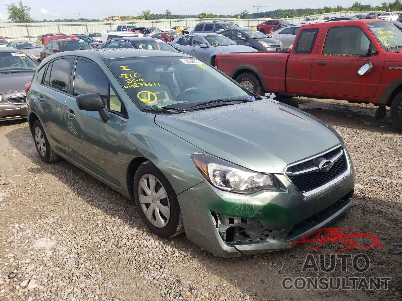 SUBARU IMPREZA 2016 - JF1GPAA63GG273671