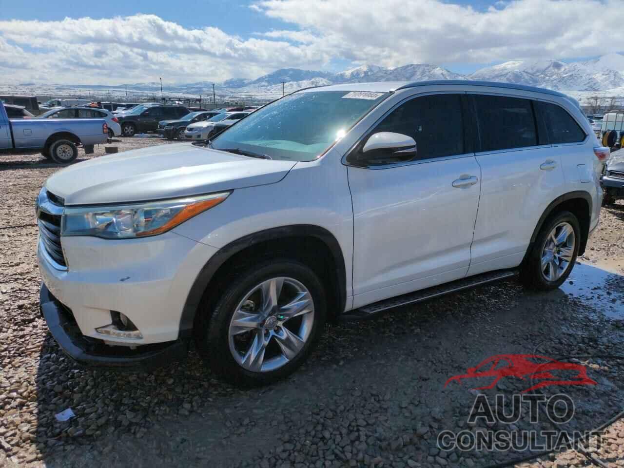 TOYOTA HIGHLANDER 2014 - 5TDDKRFH3ES026917