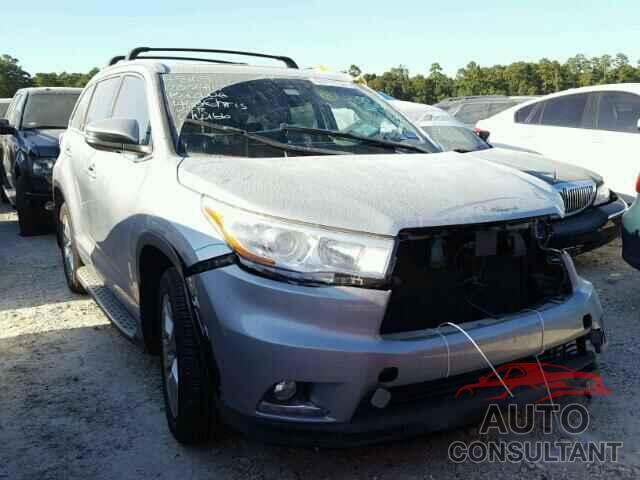 TOYOTA HIGHLANDER 2016 - 5TDDKRFH9GS326318