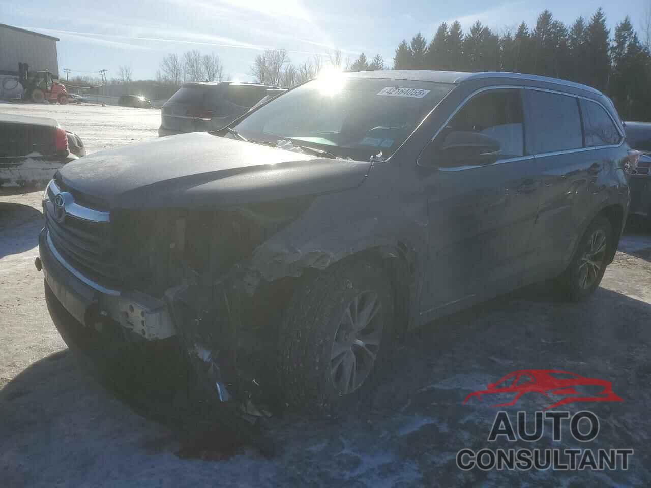 TOYOTA HIGHLANDER 2014 - 5TDJKRFHXES023855
