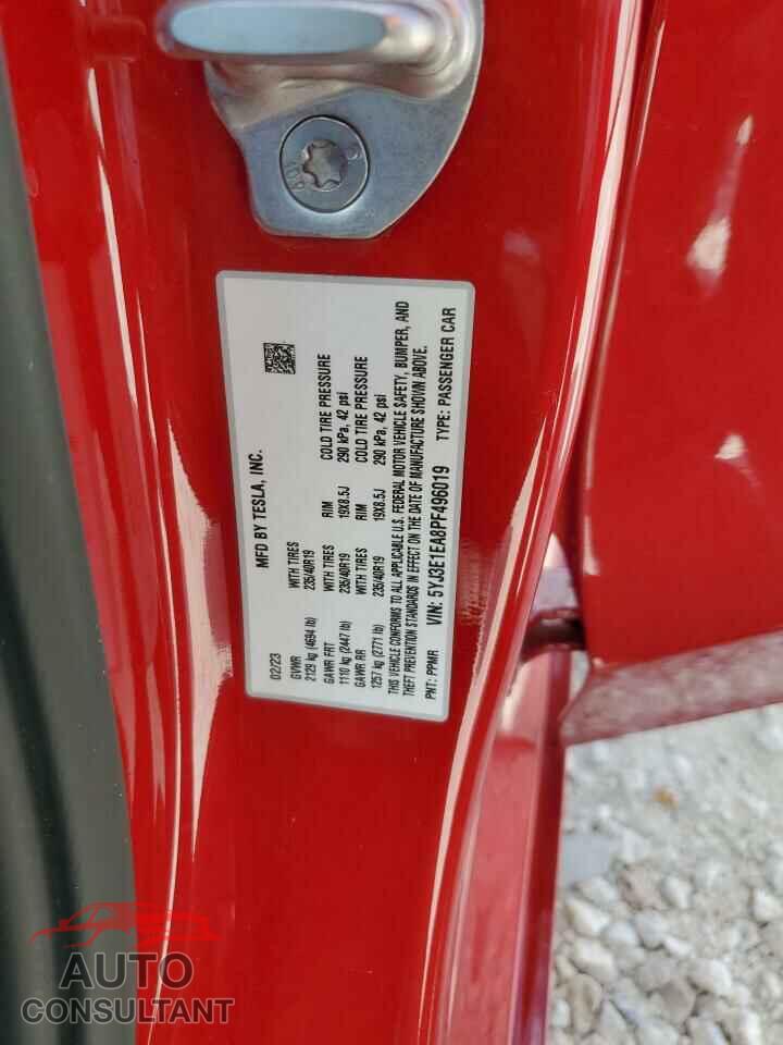 TESLA MODEL 3 2023 - 5YJ3E1EA8PF496019