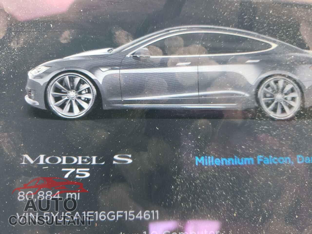 TESLA MODEL S 2016 - 5YJSA1E16GF154611
