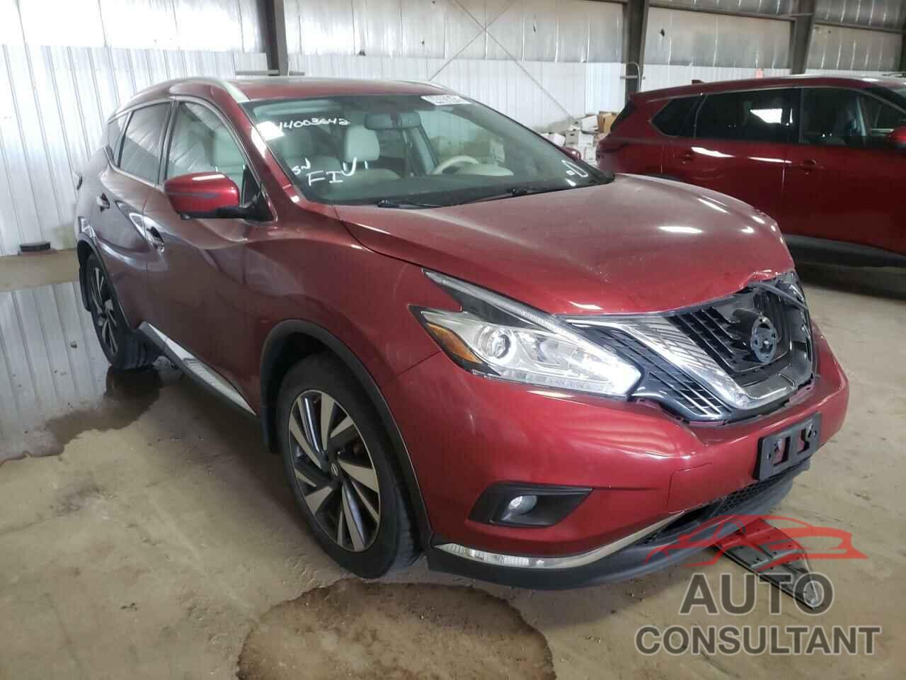 NISSAN MURANO 2016 - 5N1AZ2MH5GN129883