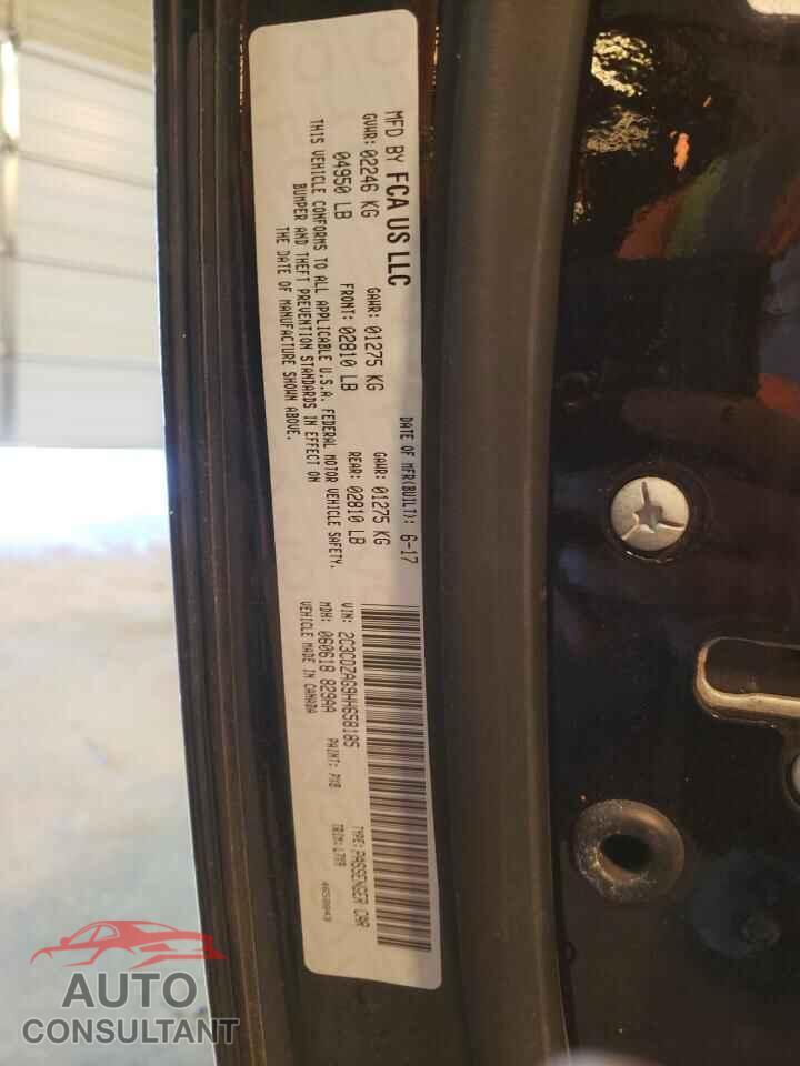 DODGE CHALLENGER 2017 - 2C3CDZAG9HH658185