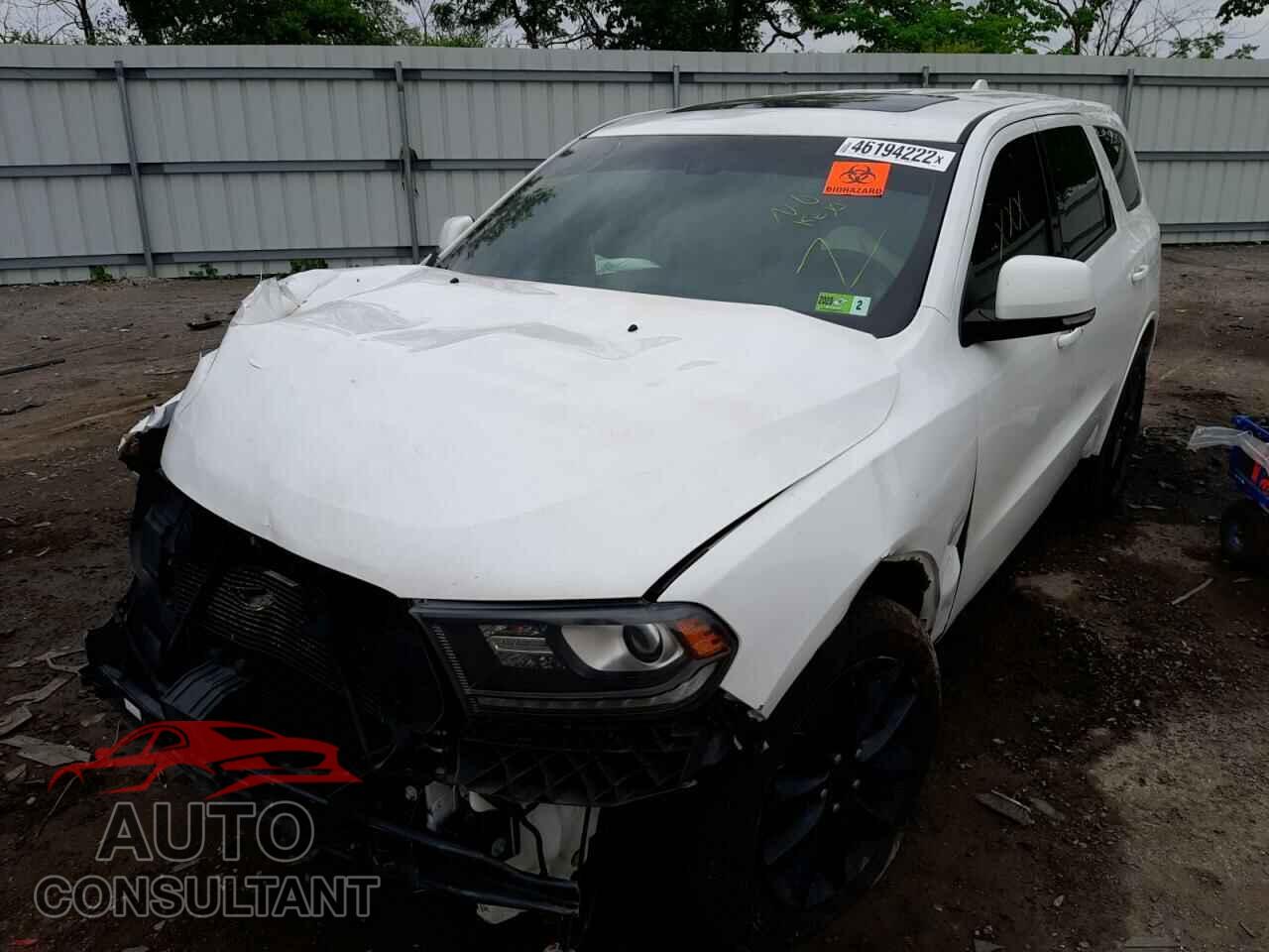 DODGE DURANGO 2017 - 1C4SDJCTXHC860135