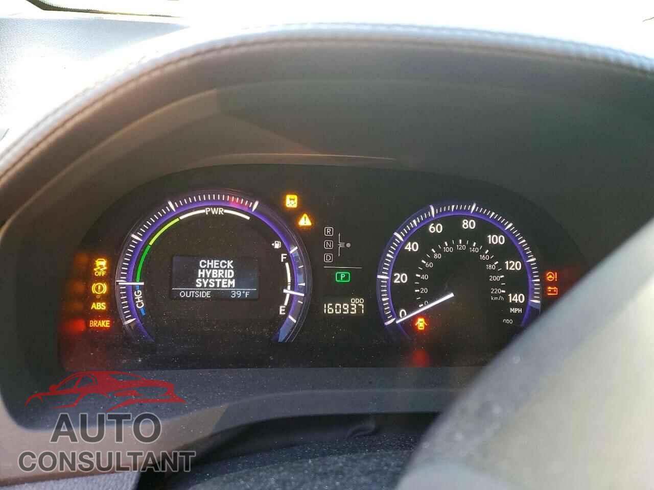 LEXUS HS 2010 - JTHBB1BA2A2018406