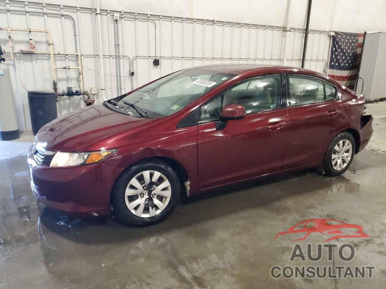HONDA CIVIC 2012 - 19XFB2F50CE062335