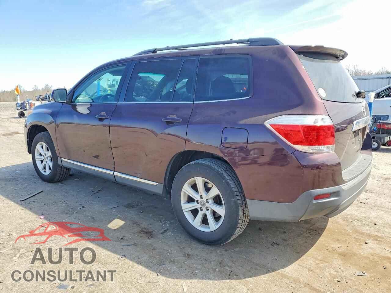 TOYOTA HIGHLANDER 2012 - 5TDBK3EH0CS125892