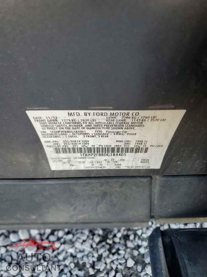 FORD TAURUS 2013 - 1FAHP2F88DG184405