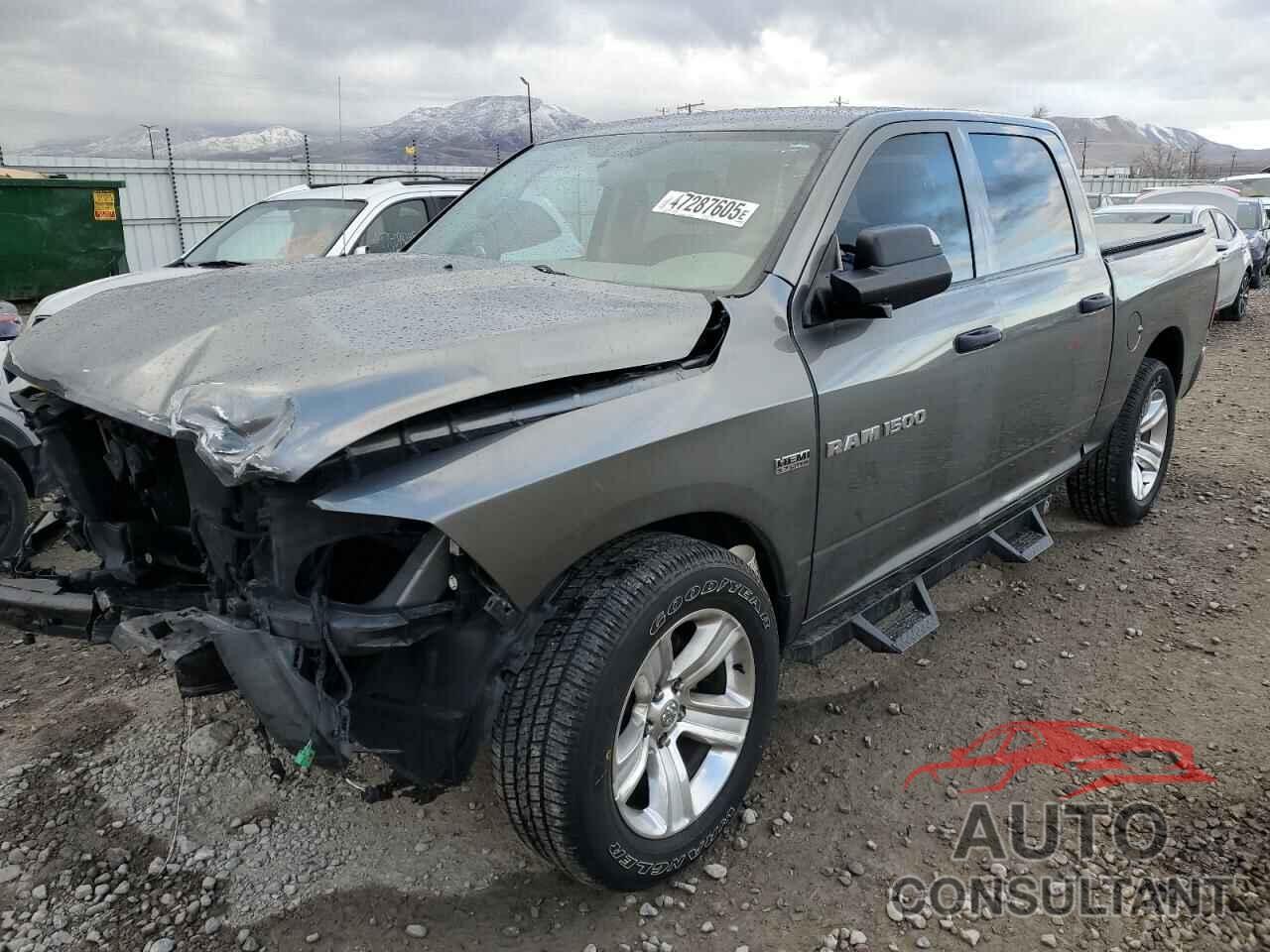 DODGE RAM 1500 2012 - 1C6RD7KT1CS194646