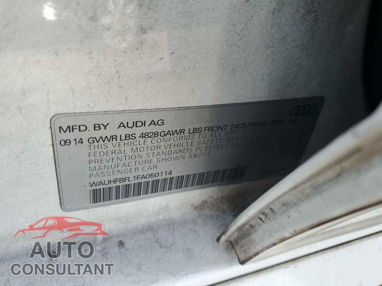AUDI A4 2015 - WAUHFBFL1FA050114