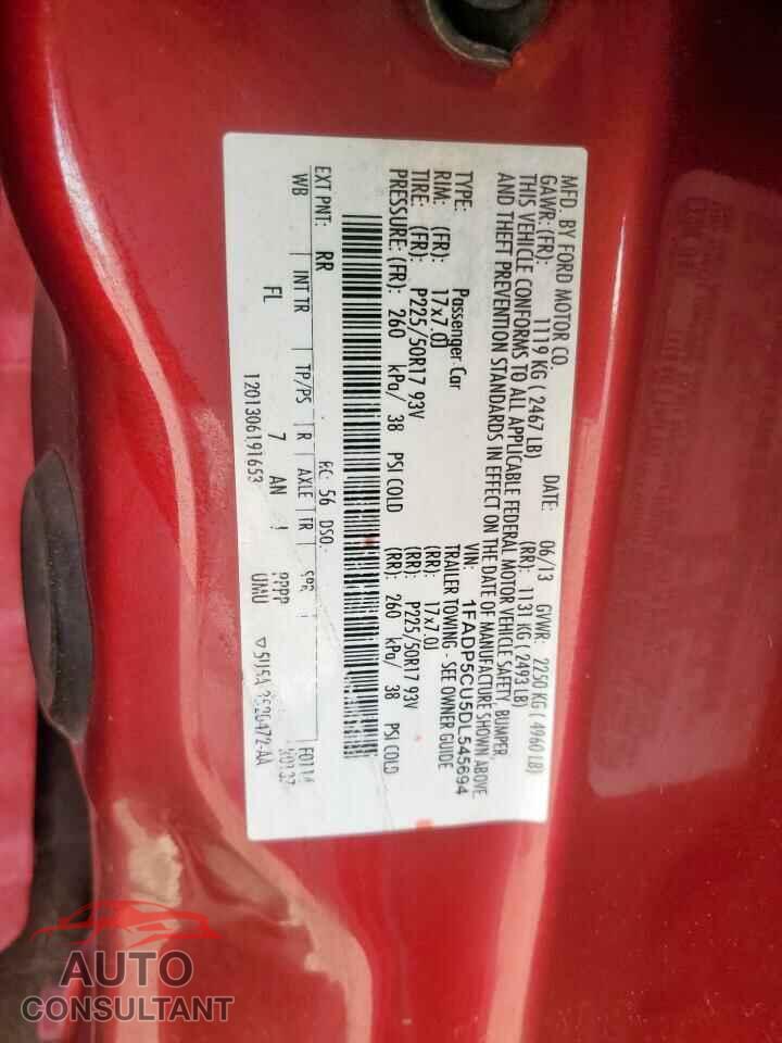 FORD CMAX 2013 - 1FADP5CU5DL545694