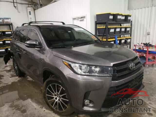 TOYOTA HIGHLANDER 2017 - 5TDJZRFH2HS515912