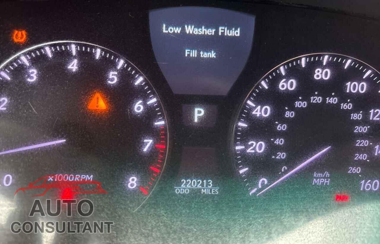 LEXUS LS460 2010 - JTHBL5EF2A5093035