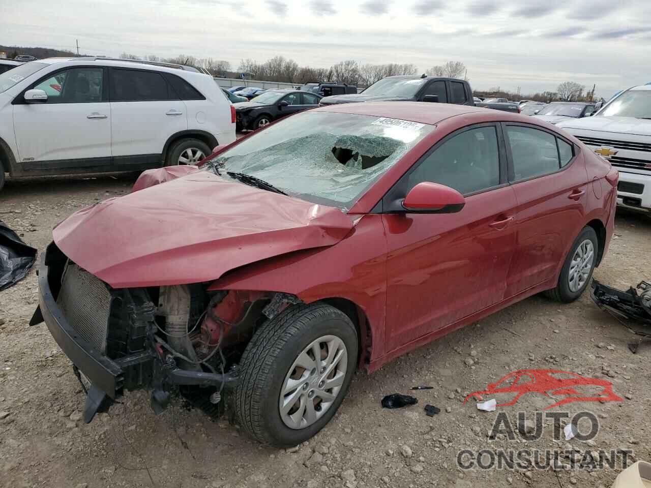 HYUNDAI ELANTRA 2017 - KMHD74LF2HU398834