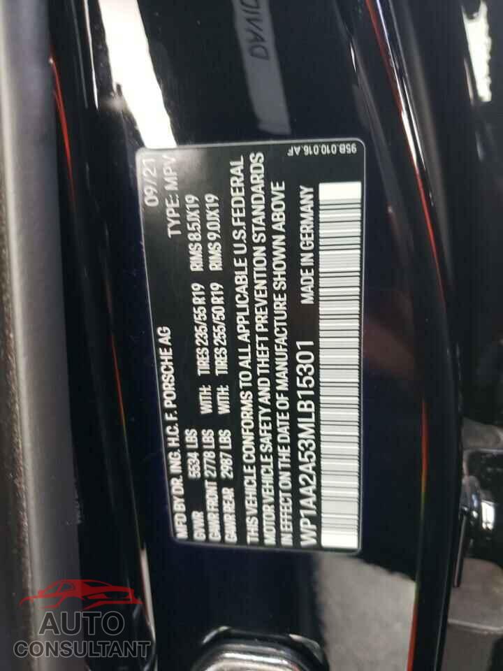 PORSCHE MACAN 2021 - WP1AA2A53MLB15301