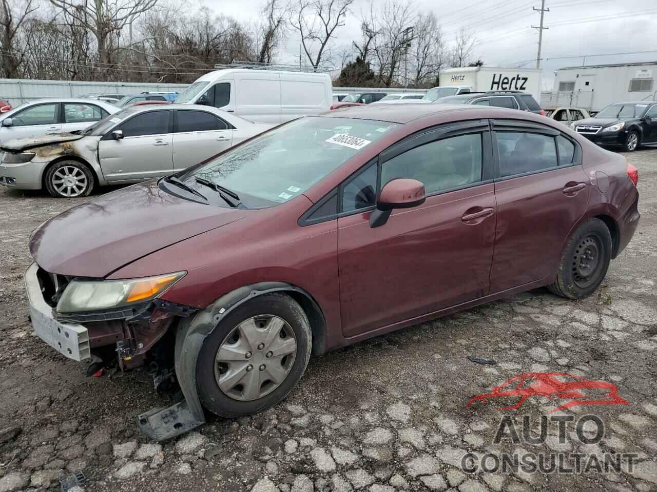 HONDA CIVIC 2012 - 2HGFB2F53CH606882