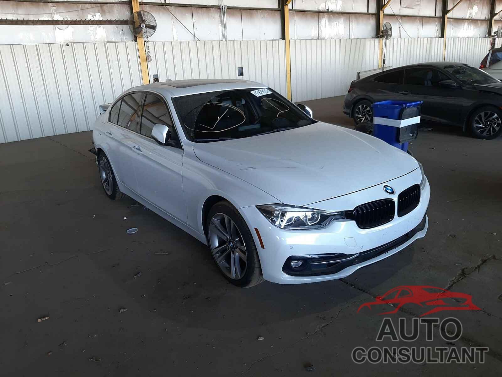 BMW 3 SERIES 2017 - WBA8B9G34HNU53342