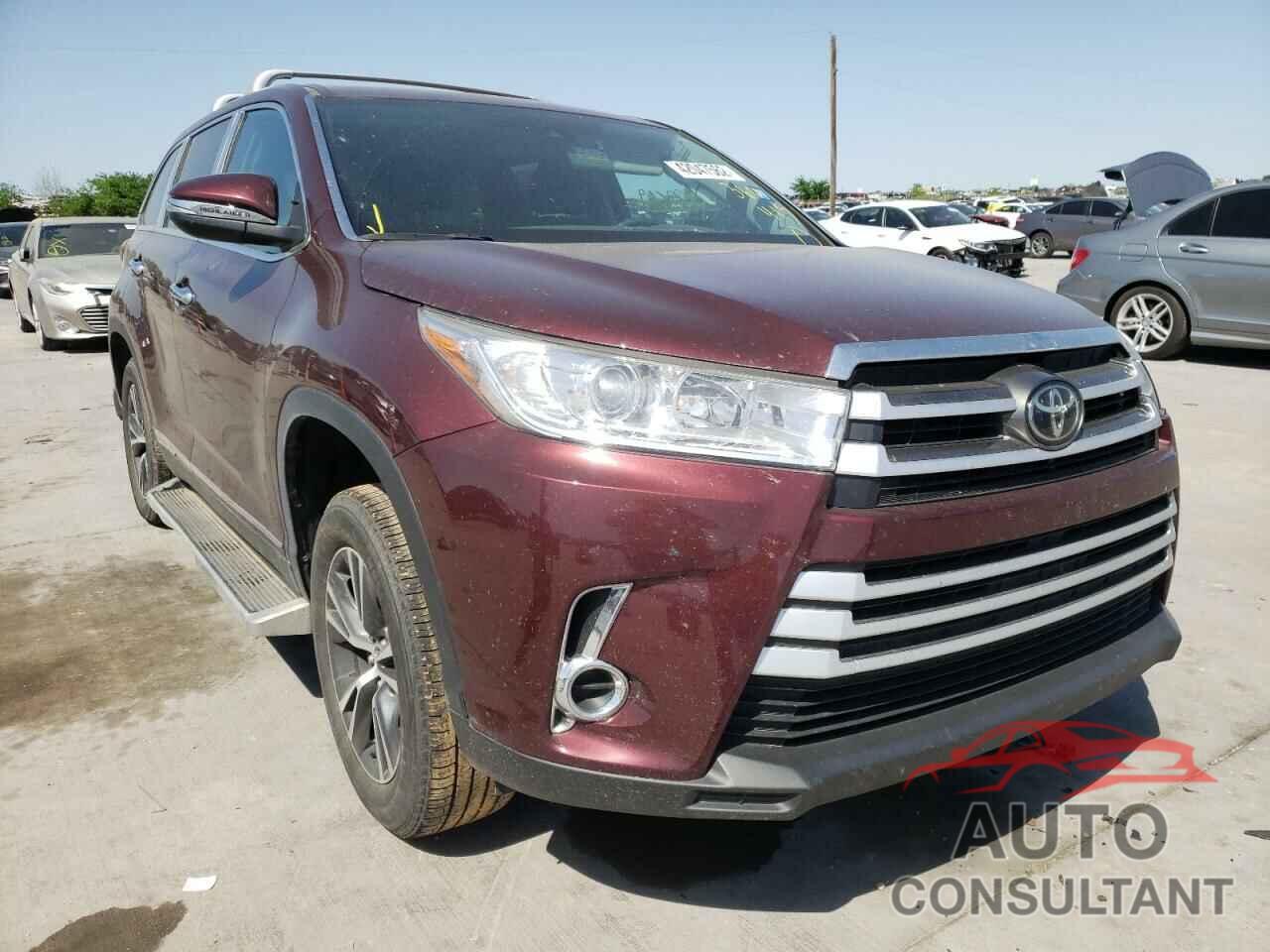 TOYOTA HIGHLANDER 2019 - 5TDZZRFH1KS335542