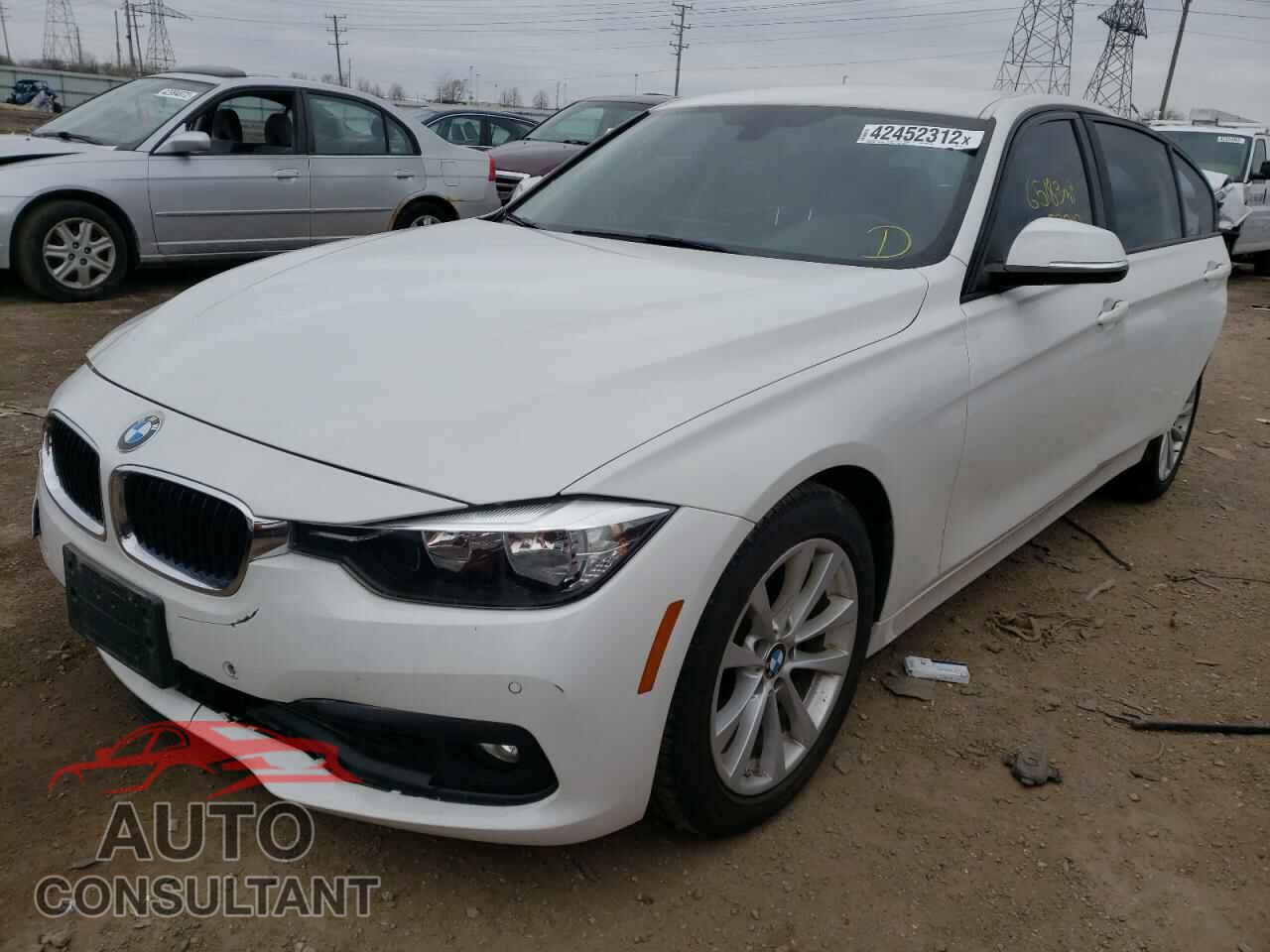 BMW 3 SERIES 2016 - WBA8A3C50GK690613