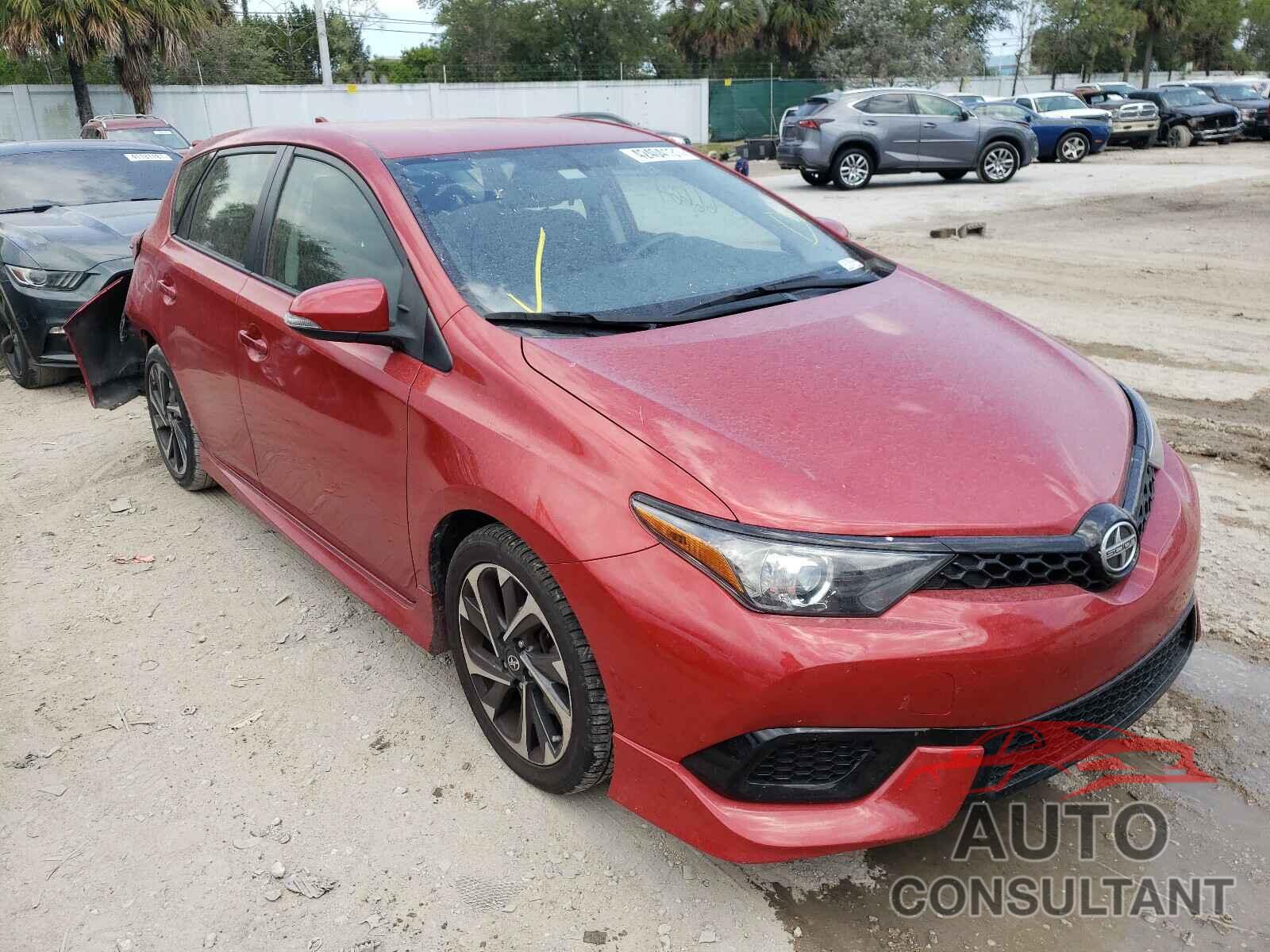 TOYOTA SCION 2016 - JTNKARJE8GJ512481