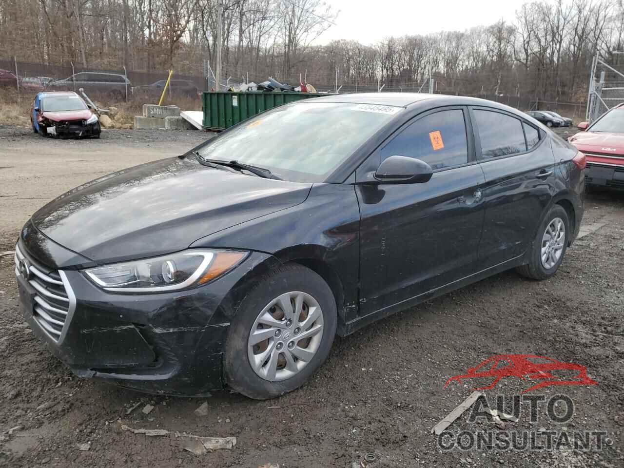 HYUNDAI ELANTRA 2017 - KMHD74LF8HU402062