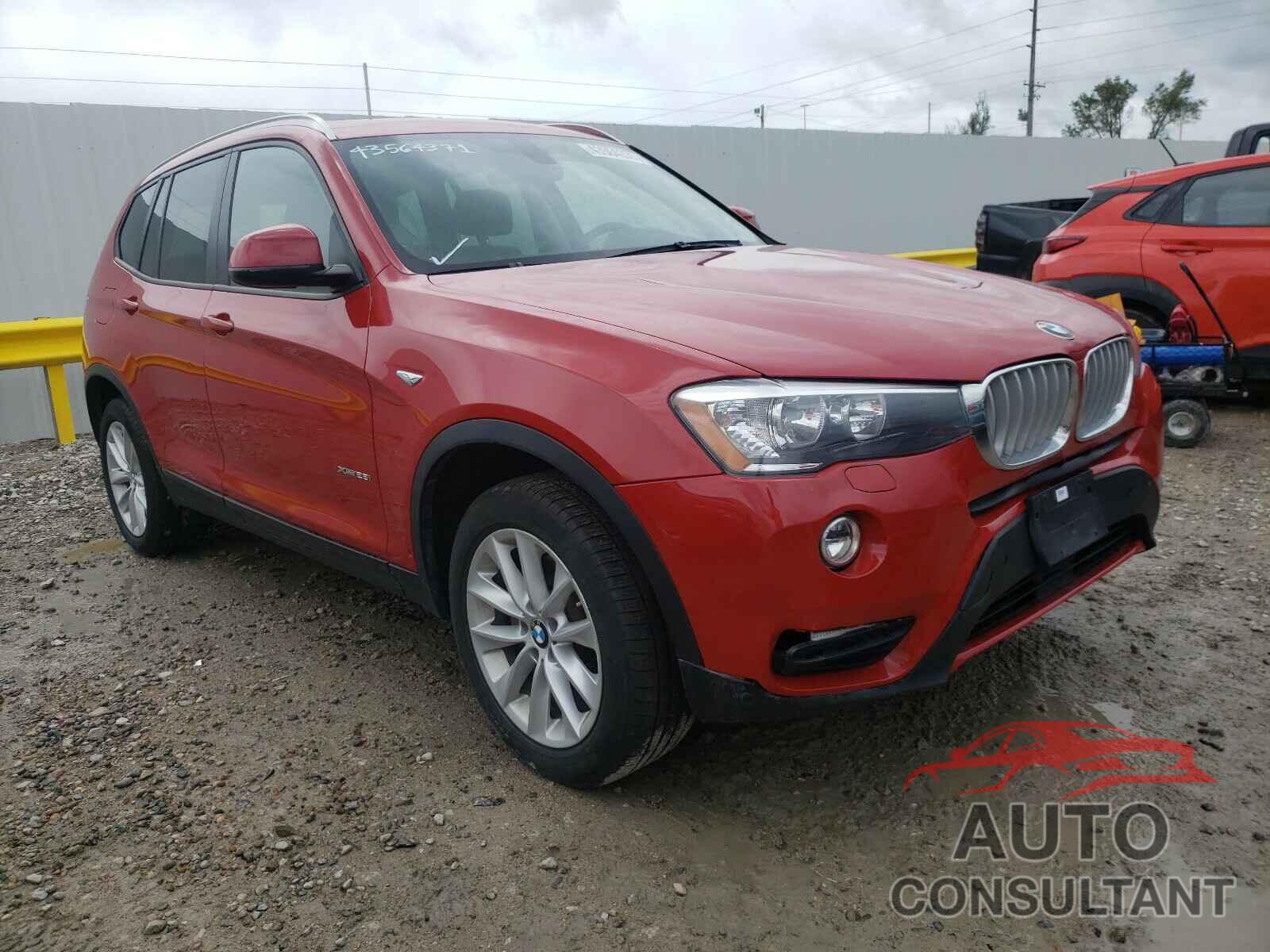 BMW X3 2017 - 5UXWX9C5XH0T10894