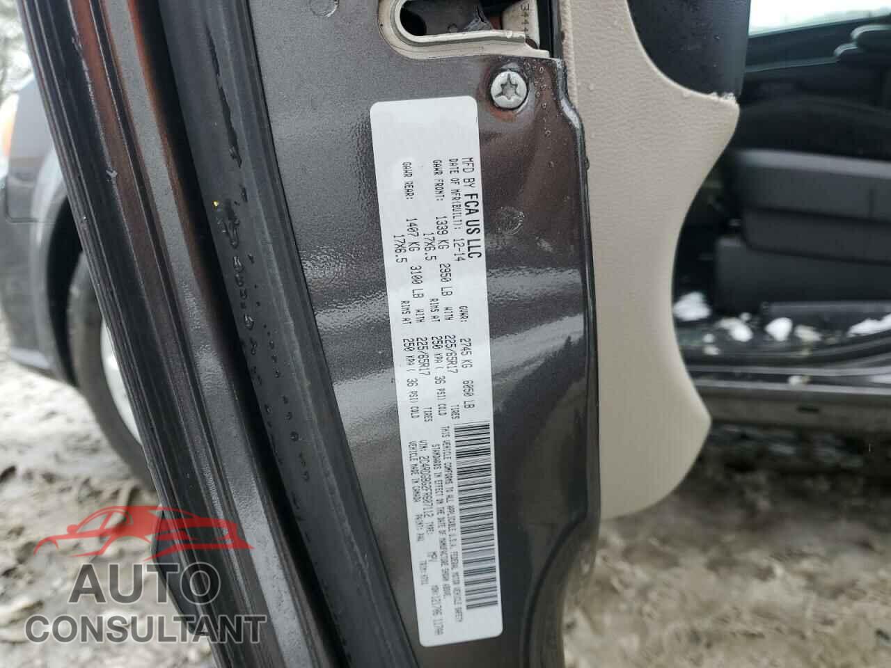 DODGE CARAVAN 2015 - 2C4RDGBG2FR607112