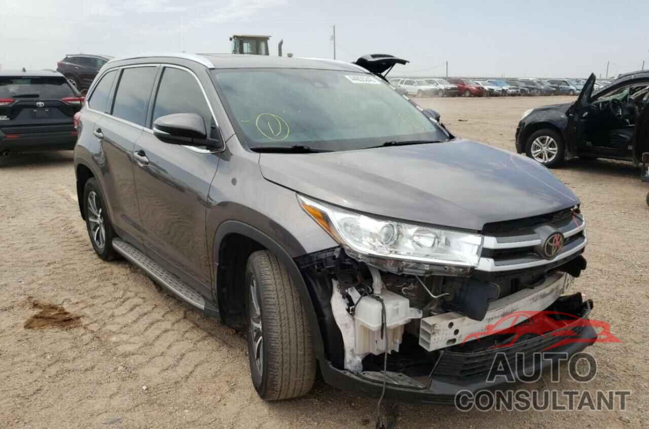 TOYOTA HIGHLANDER 2019 - 5TDJZRFH9KS942818