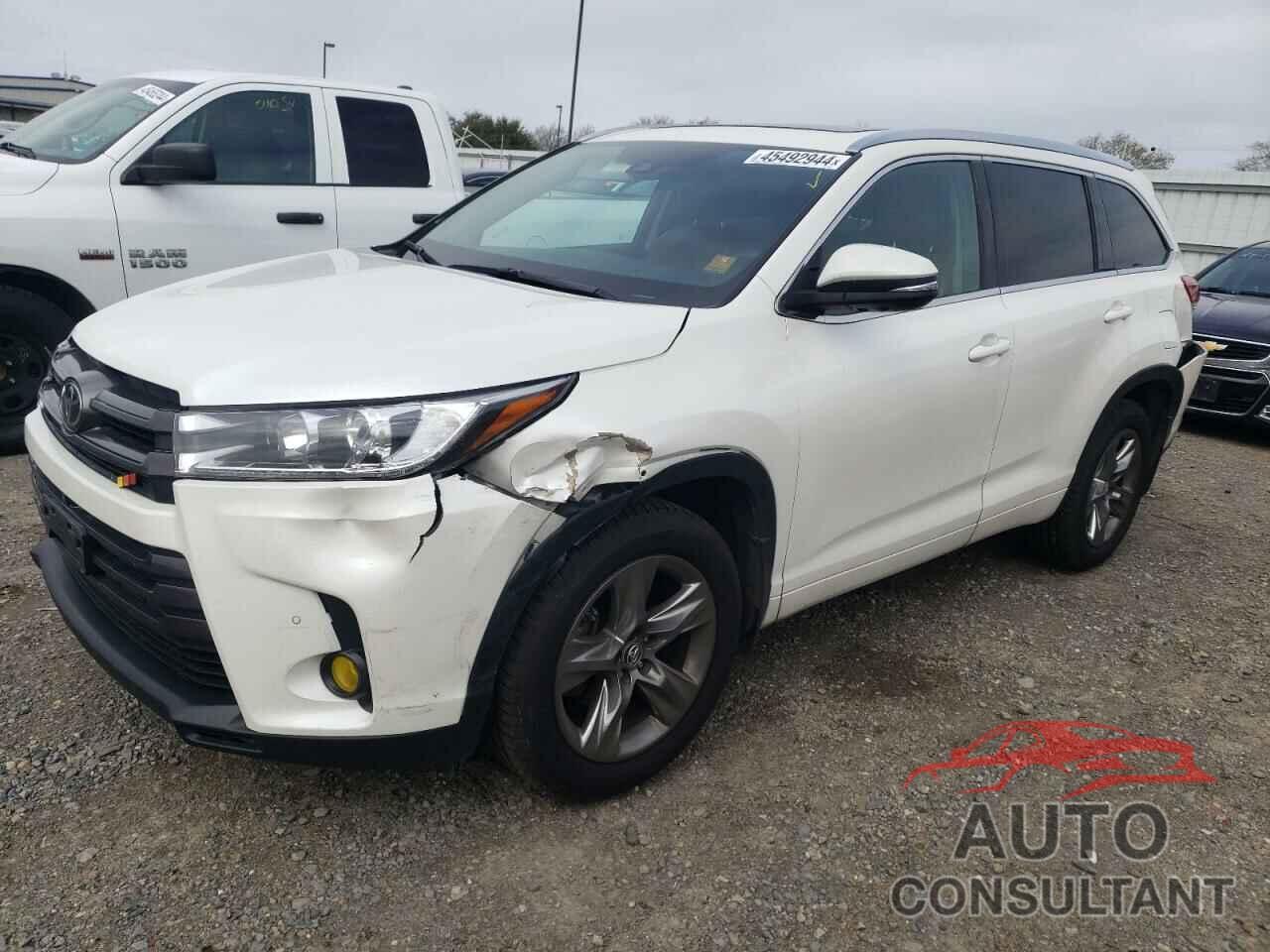 TOYOTA HIGHLANDER 2017 - 5TDDZRFH7HS444283