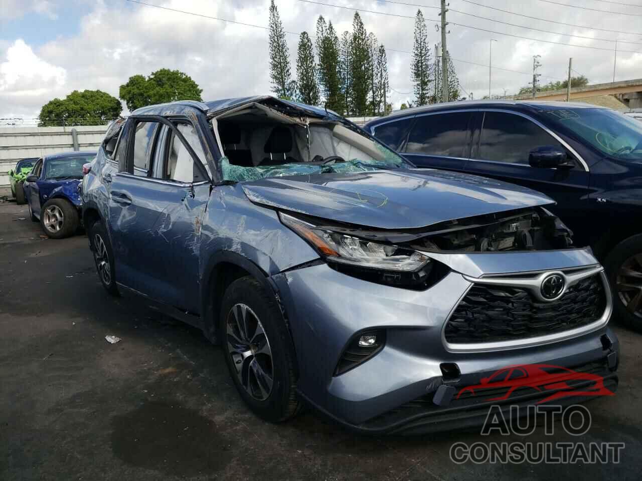 TOYOTA HIGHLANDER 2020 - 5TDGZRAH3LS009595