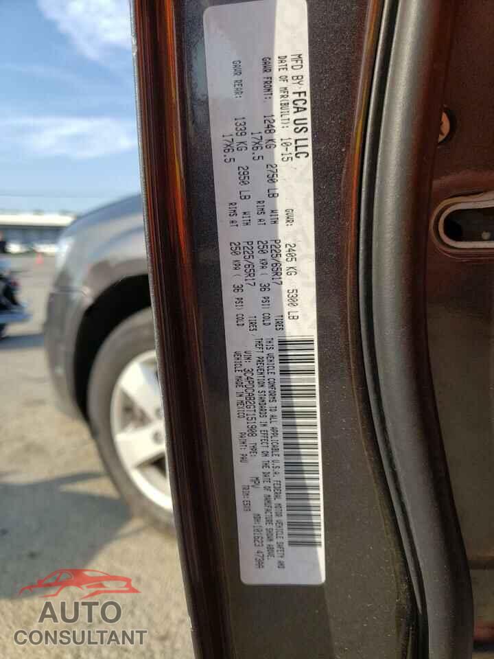 DODGE JOURNEY 2016 - 3C4PDCAB2GT151908
