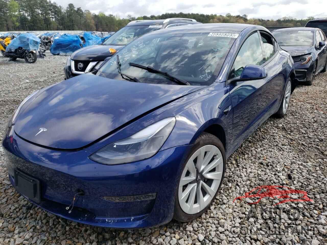 TESLA MODEL 3 2022 - 5YJ3E1EB6NF186098