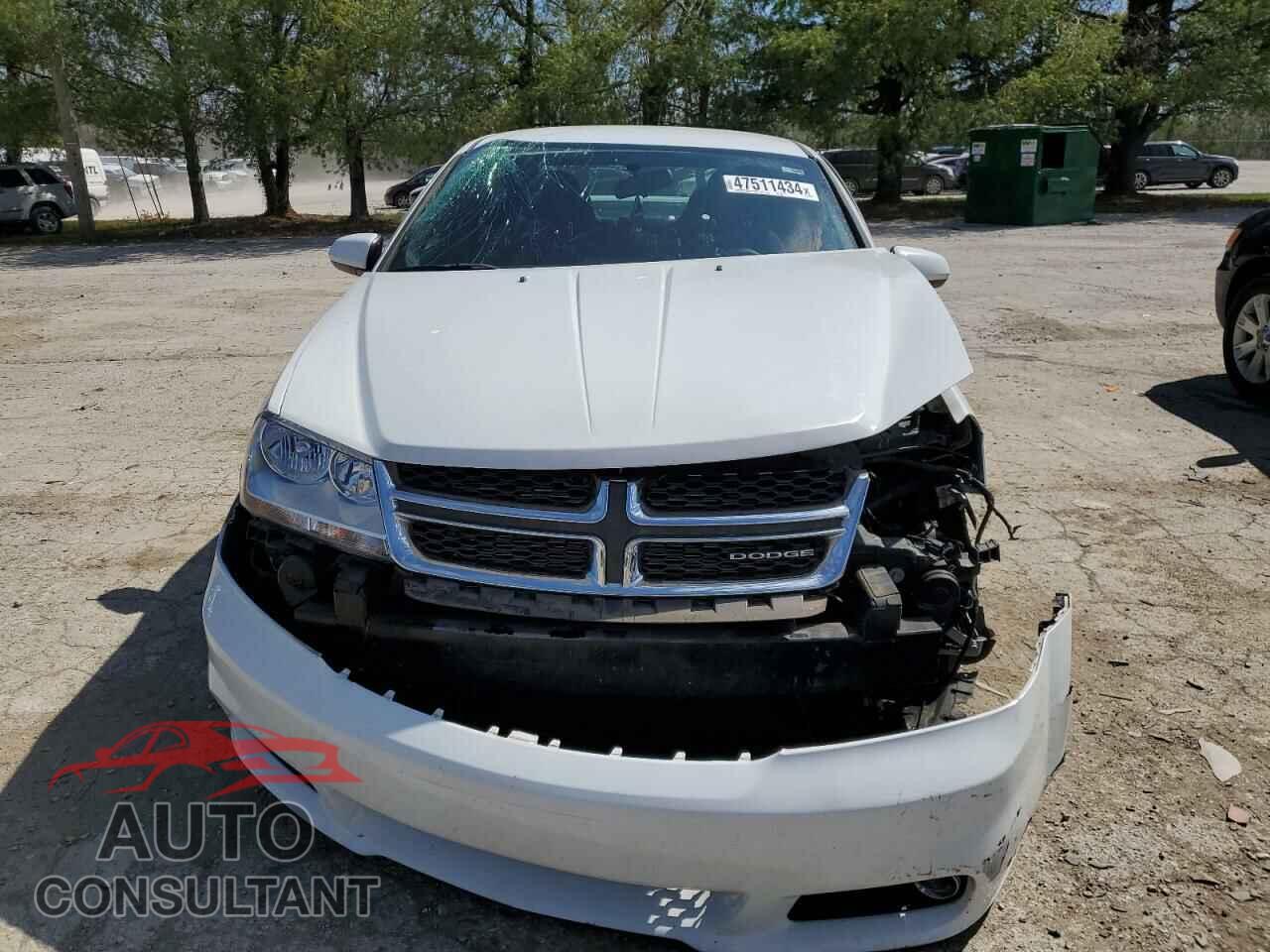 DODGE AVENGER 2012 - 1C3CDZEG9CN115686